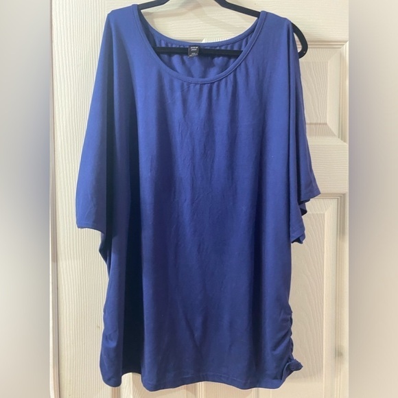 Women’s 4XL plus size blue t shirt top - Picture 1 of 9